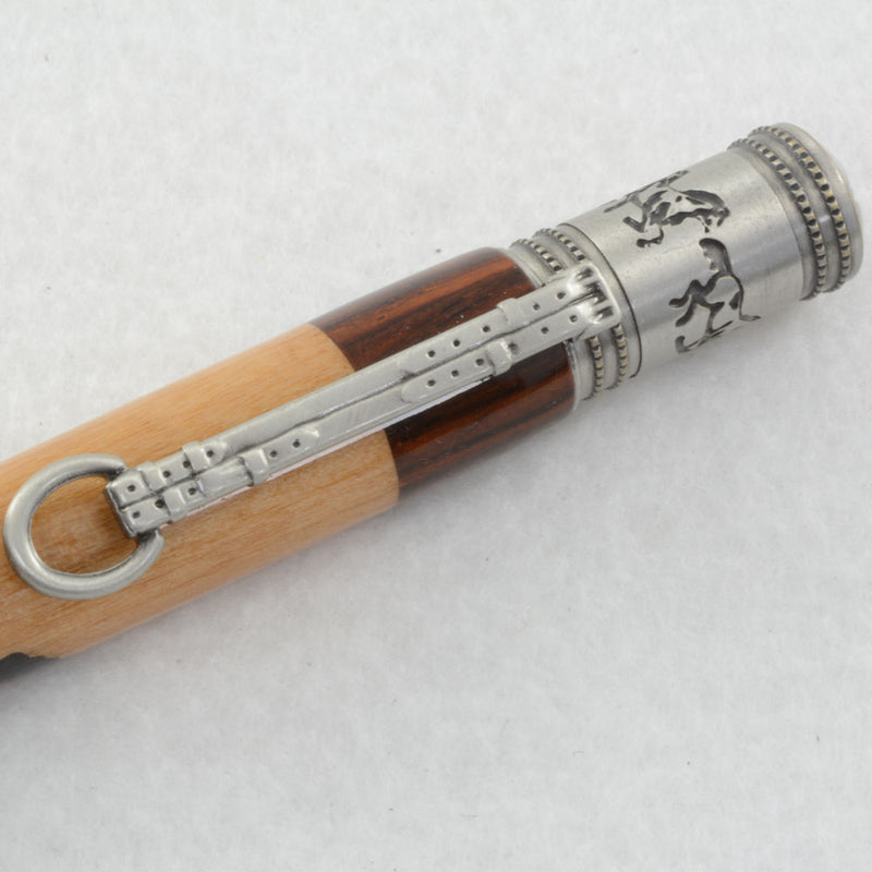 Inlay Horse Ballpoint Twist Pen