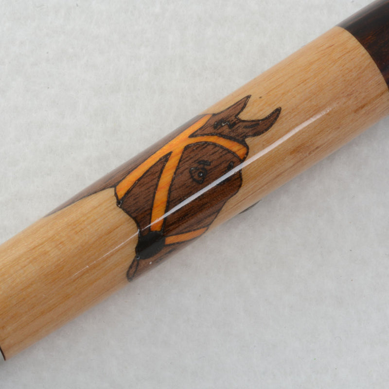 Inlay Horse Ballpoint Twist Pen